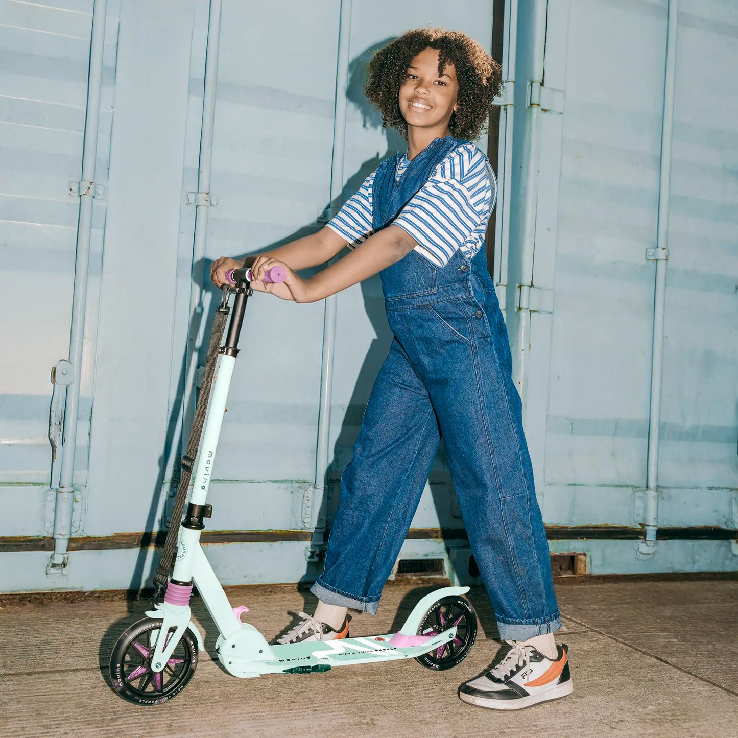 Movino City Light (muntgroen-roze)