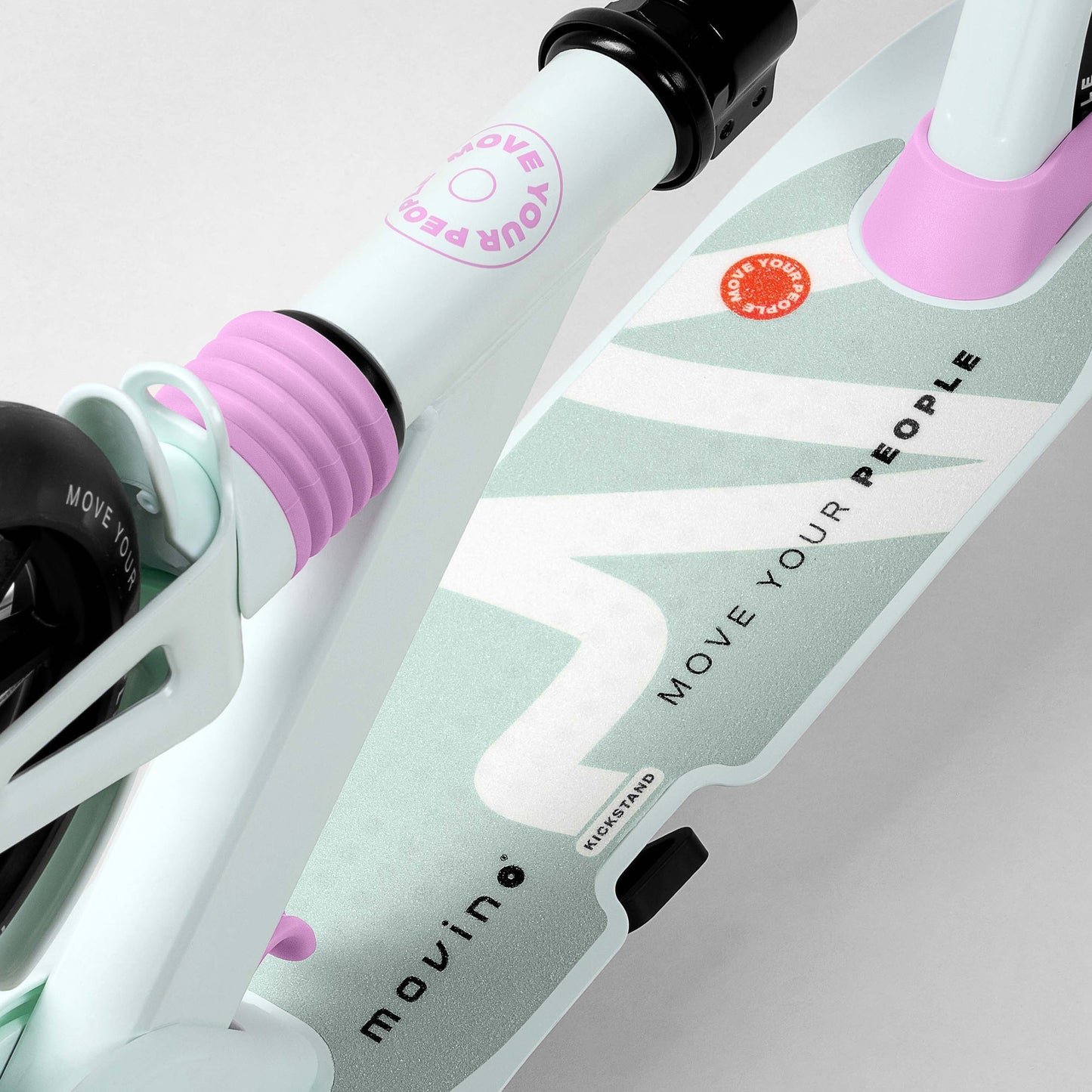 Movino City Light (muntgroen-roze)