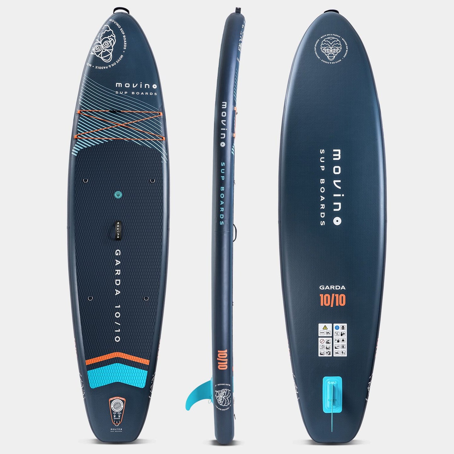 Movino GARDA Allround 10'10'' (marineblau-oranje)