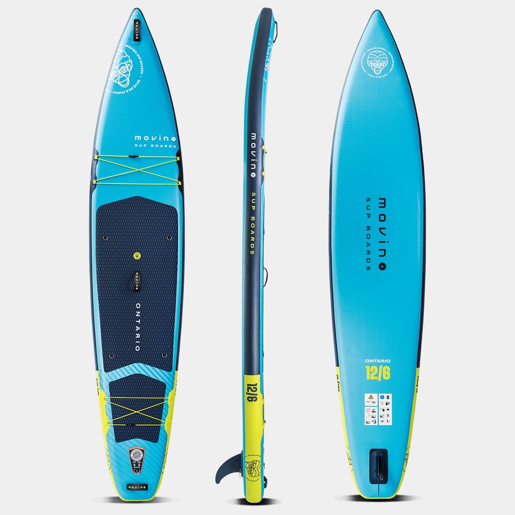Movino ONTARIO Touring 12'16'' (marineblauw-limoen)