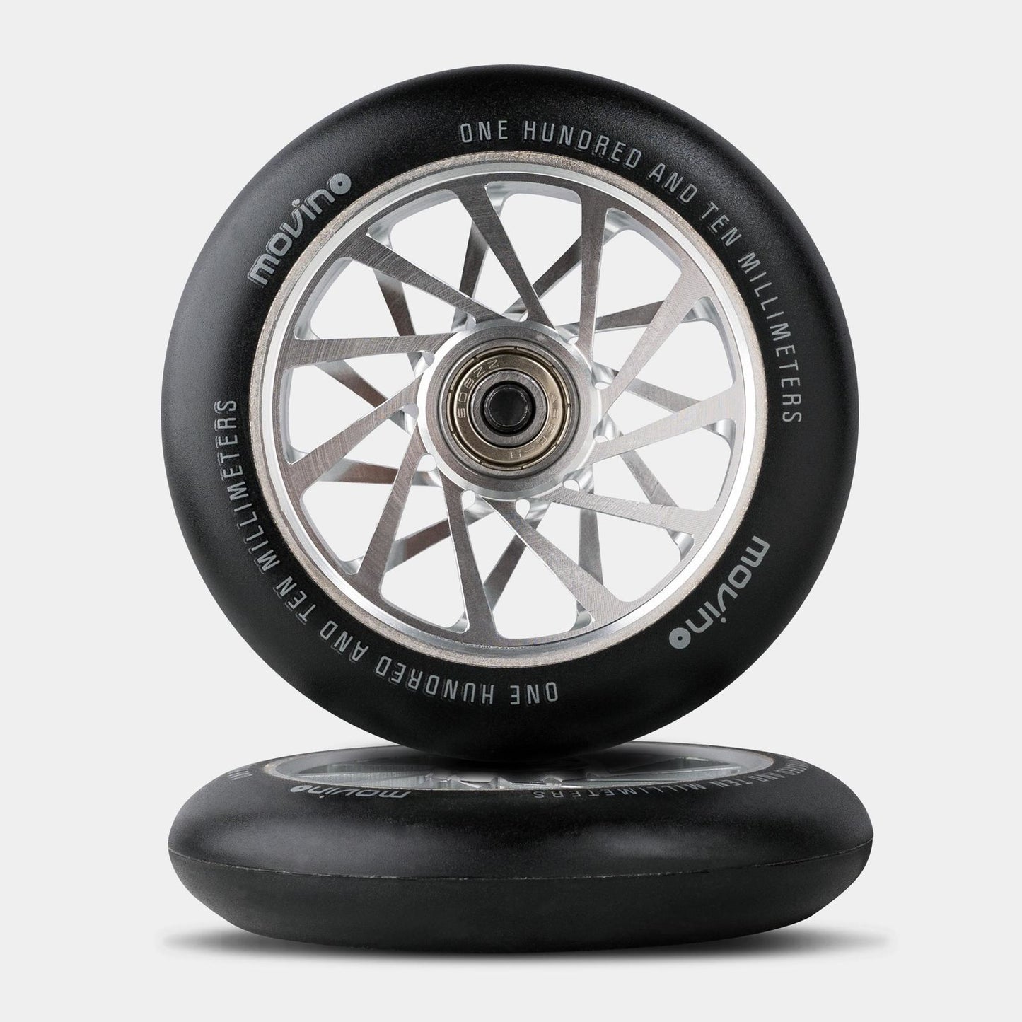 Movino Alu Core 110 mm (zwart-zilver)